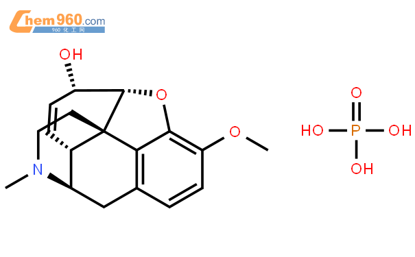 磷酸可待因结构式