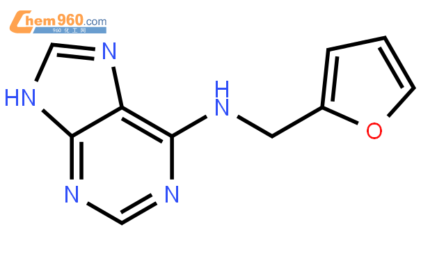 6-糠氨基嘌呤结构式