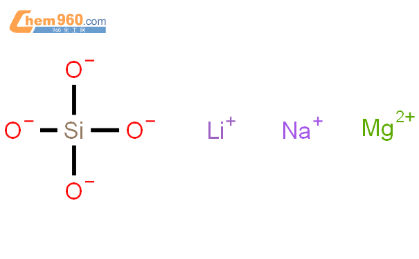 硅酸钠镁锂结构式