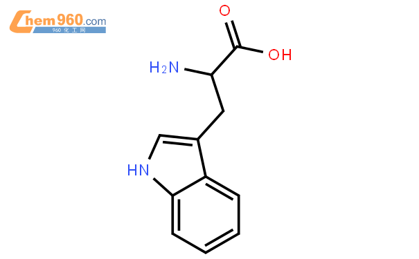DL-色氨酸结构式