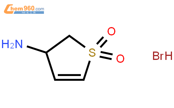 2,3-二氢-3-噻吩胺1,1-二氧化物氢溴酸盐结构式