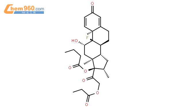 倍他米松丁酸丙酸酯结构式