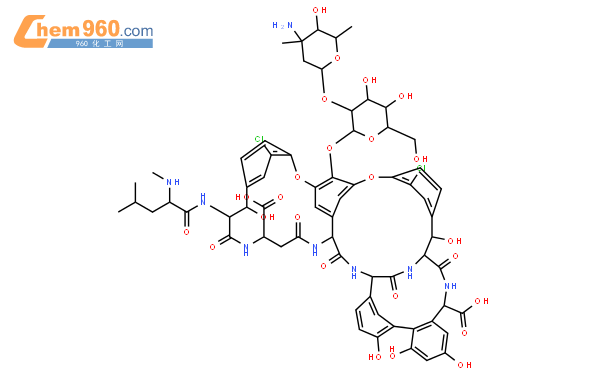 万古霉素cdp-1结构式,万古霉素cdp-1化学式 960化工网