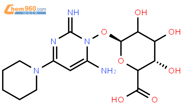 葡糖苷酸米诺地尔结构式 葡糖苷酸米诺地尔化学式 960化工网