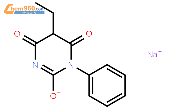苯巴比妥钠结构式