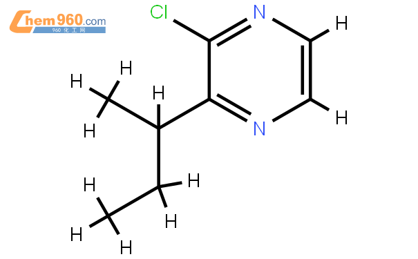 2-氯-3-仲丁基吡嗪结构式