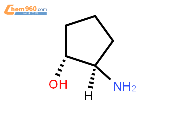反式-2-氨基環戊烷醇結構式