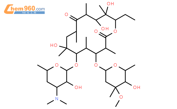 红霉素 结构图片