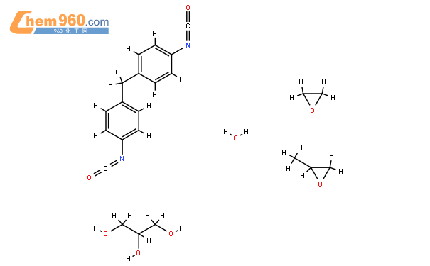 甲基環氧乙烷與環氧乙烷-1,2,3-丙三醇醚的聚合物與1,1-亞甲基雙-4