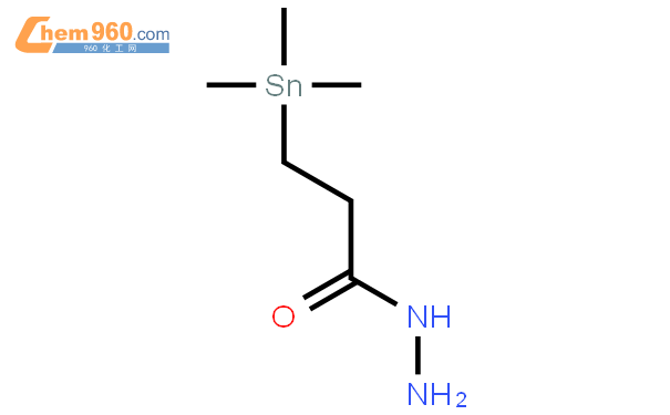 3-(三甲基锡)-丙酸肼结构式图片|60522-59-0结构式图片