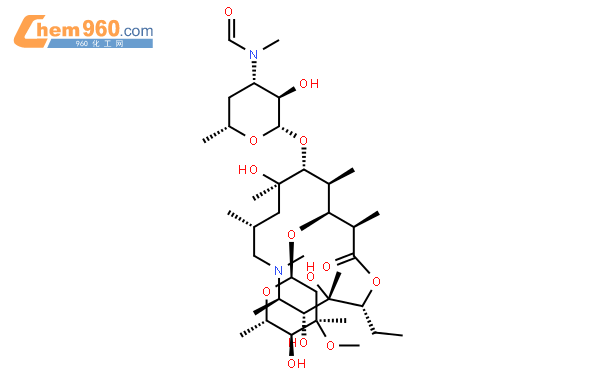 阿奇霉素杂质f结构式