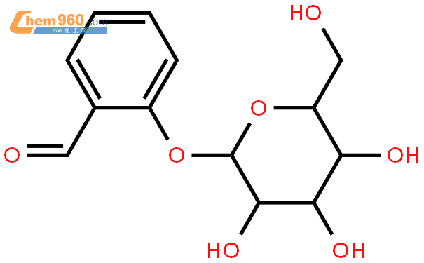水杨醛葡糖甙水合物结构式