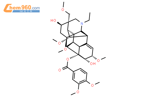 62926-57-2_法康乌头碱cas号:62926-57-2/法康乌头碱中英文名/分子式