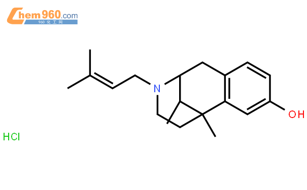 盐酸喷他佐辛结构式图片|64024-15-3结构式图片