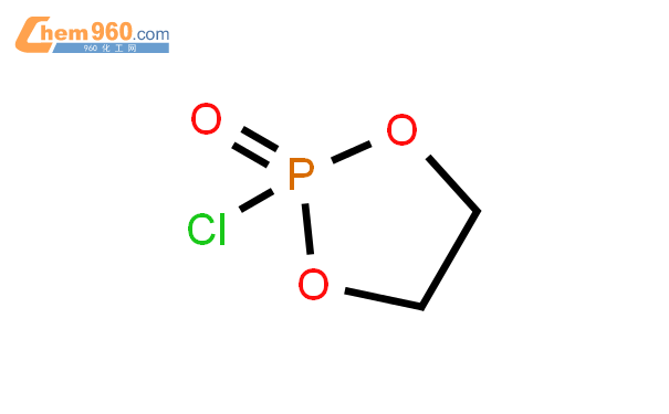 2-氯-2-氧-1,3,2-二氧磷雜環戊烷結構式