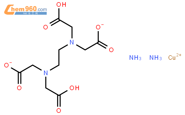 67989-88-2_EDTA-铜铵络合物CAS号:67989-88-2/EDTA-铜铵络合物中英文名/分子式/结构式 – 960化工网