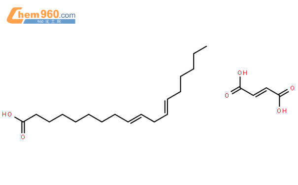 (9Z,12Z)-octadeca-9,12-dienoic acid - (2E)-but-2-enedioic acid (1:1)结构式