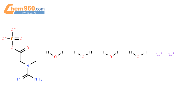 四水磷酸肌酸二鈉鹽結構式,四水磷酸肌酸二鈉鹽化學式 – 960化工網