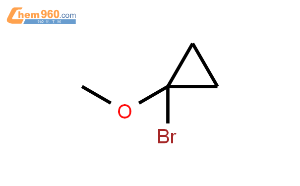 1-溴-1-甲氧基環丙烷結構式
