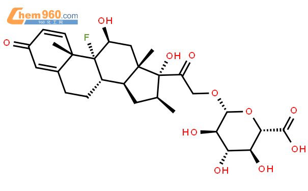 beta倍他米松beta-d-葡糖苷酸结构式