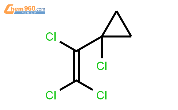 1-氯-1-(三氯乙烯基)環丙烷結構式
