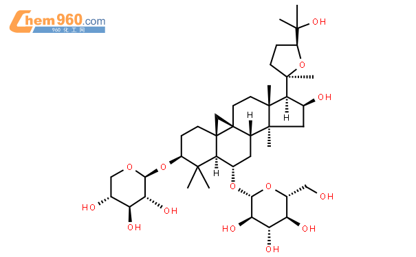 黄芪皂苷 Ⅳ结构式