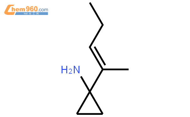 (e)-1-(2-戊烯-2-基)環丙胺結構式