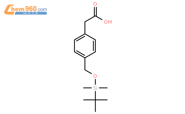 [4-(叔丁基-二甲基锡氧基甲基)苯基]-乙酸结构式图片|886363-54-8结构式图片