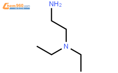 N,N-二乙基乙二胺结构式图片|100-36-7结构式图片