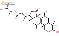 灵芝烯酸B结构式图片|100665-41-6结构式图片