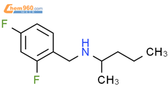 [(2,4-二氟苯基)甲基](戊烷-2-基)胺结构式图片|1019491-14-5结构式图片