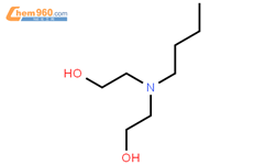 N-N-丁基二乙醇胺结构式图片|102-79-4结构式图片