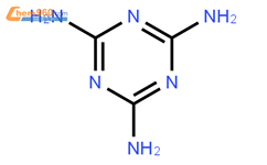 三聚氰胺结构式图片|108-78-1结构式图片