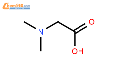 N,N-二甲基甘氨酸结构式图片|1118-68-9结构式图片