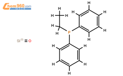 2-二苯基膦乙基-官能化硅胶结构式
