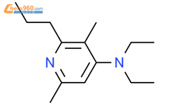 N,N-二乙基-3,6-二甲基-2-丙基-4-吡啶胺结构式图片|118170-51-7结构式图片