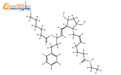 6-(Nitrooxy)-hexanoic acid, (1S,2E)-3-[(1R,2R,3S,5R)-2-[(2Z)-7-(ethylamino)-7-oxo-2-hepten-1-yl]-3,5-dihydroxycyclopentyl]-1-(2-phenylethyl)-2-propen-1-yl ester结构式图片|1194396-71-8结构式图片