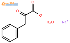 苯丙酮酸钠一水合物结构式图片|122049-54-1结构式图片