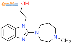 1H-1,4-二氮卓-1H-苯并咪唑-1-乙醇衍生物结构式图片|122423-32-9结构式图片