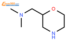 二甲基吗啉-2-甲胺结构式图片|122894-56-8结构式图片