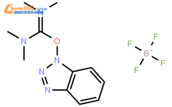 O-苯并三氮唑-N,N,N‘,N‘-四甲基脲四氟硼酸酯（TBTU）结构式图片|125700-67-6结构式图片