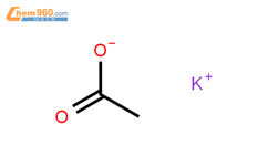 乙酸钾结构式图片|127-08-2结构式图片