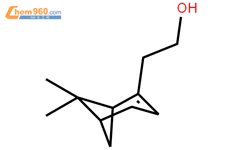 6,6-二甲基二环[3.1.1]庚-2-烯-2-乙醇结构式图片|128-50-7结构式图片