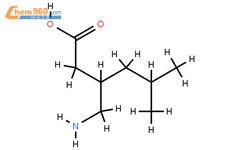 3-(氨甲基)-5-甲基己酸结构式图片|128013-69-4结构式图片