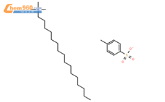 十六烷基三甲基对甲苯磺铵结构式图片|138-32-9结构式图片