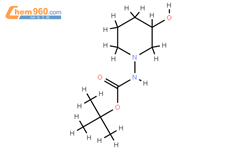 tert-butyl (3-hydroxypiperidin-1-yl)carbamate结构式图片|1388847-00-4结构式图片