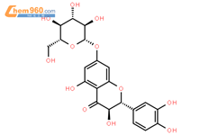 花旗松素 7-O-葡萄糖苷结构式图片|14292-40-1结构式图片