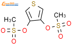 3,​4-​噻吩二醇 3,​4-​二甲磺酸盐结构式图片|1436431-86-5结构式图片