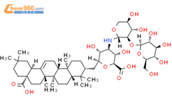 3-O-葡萄糖基地肤子皂苷Ic结构式图片|1447508-78-2结构式图片