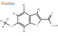4-bromo-6-methoxybenzo[b]thiophene-2-carboxylic acid结构式图片|2082733-12-6结构式图片